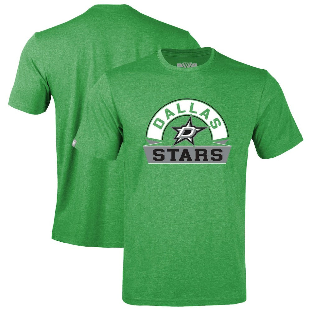 Dallas Stars Levelwear Youth Little Richmond Banner Arch T-Shirt - Green - NHL