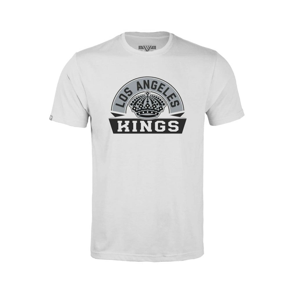 Los Angeles Kings Levelwear Youth Little Richmond Banner Arch T-Shirt - White - NHL