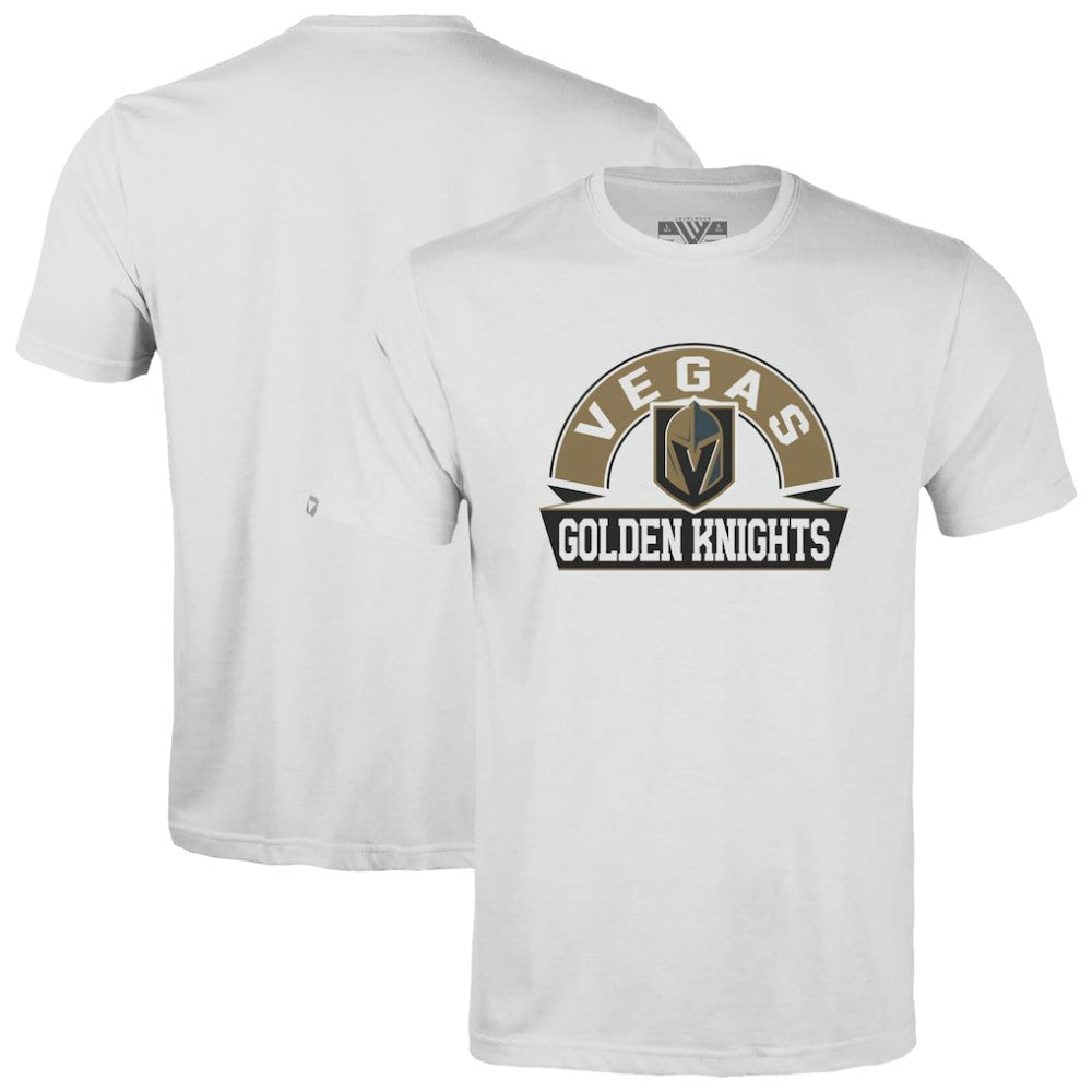 Vegas Golden Knights Levelwear Youth Little Richmond Banner Arch T-Shirt - White - NHL