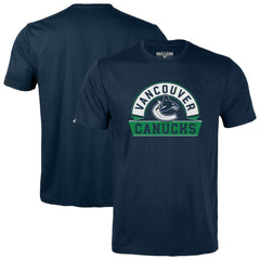 Vancouver Canucks Levelwear Youth Little Richmond Banner Arch T-Shirt - Navy - NHL