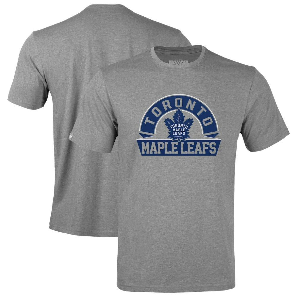 Toronto Maple Leafs Levelwear Youth Little Richmond Banner Arch T-Shirt - Gray - NHL