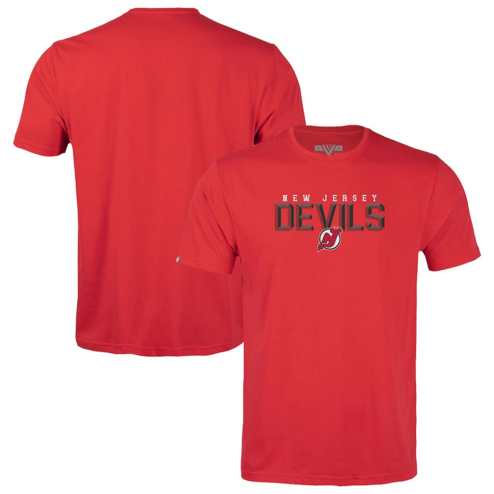 New Jersey Devils Levelwear Youth Little Richmond Carve T-Shirt - Red - NHL