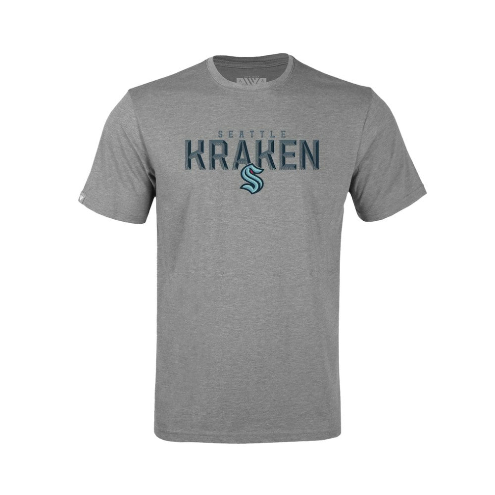 Seattle Kraken Levelwear Youth Little Richmond Carve T-Shirt - Gray - NHL