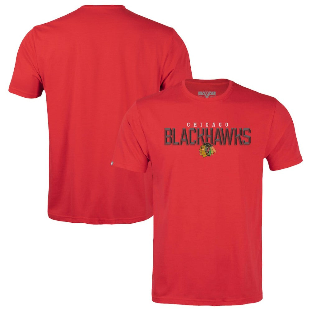 Chicago Blackhawks Levelwear Youth Little Richmond Carve T-Shirt - Red - NHL