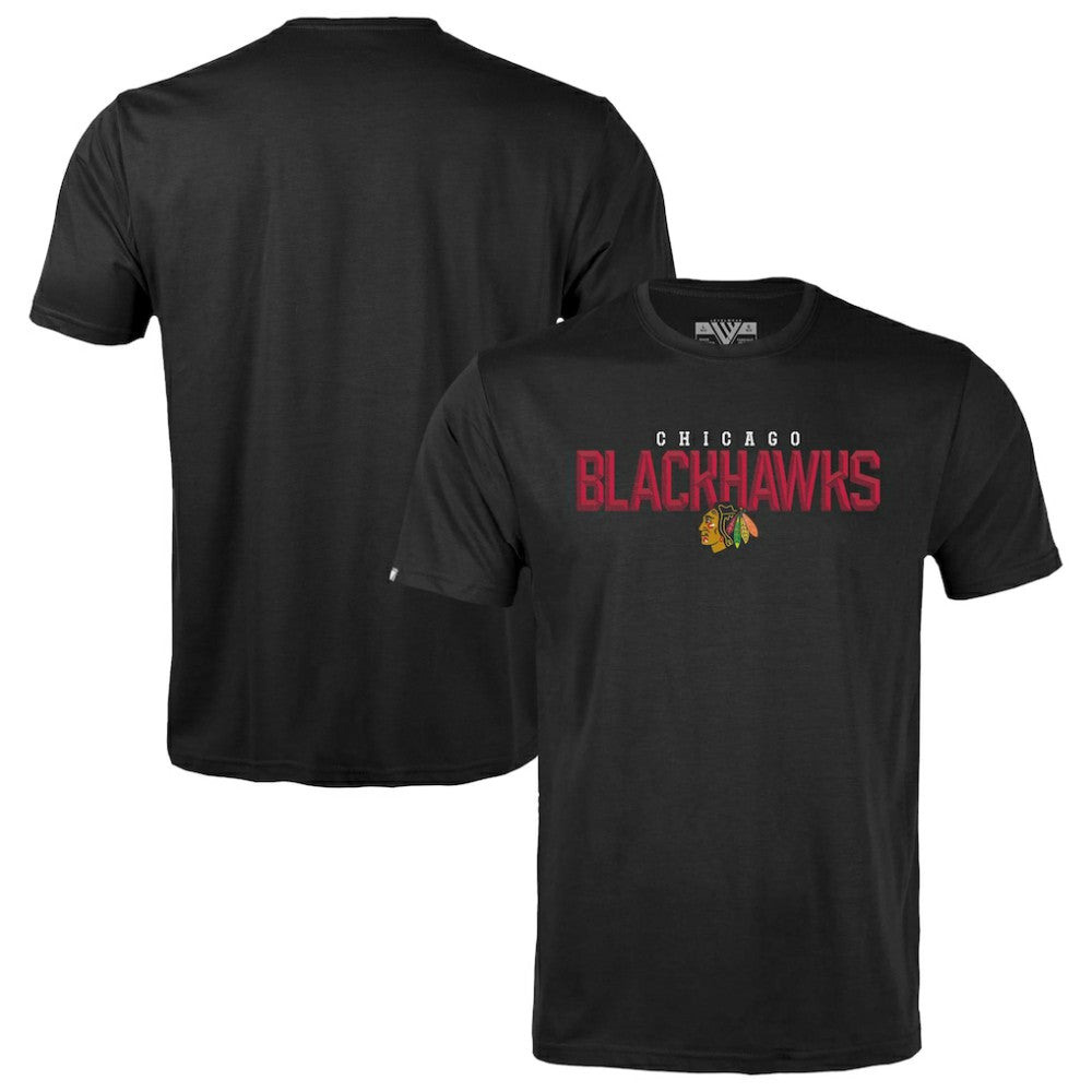 Chicago Blackhawks Levelwear Youth Little Richmond Carve T-Shirt - Black - NHL
