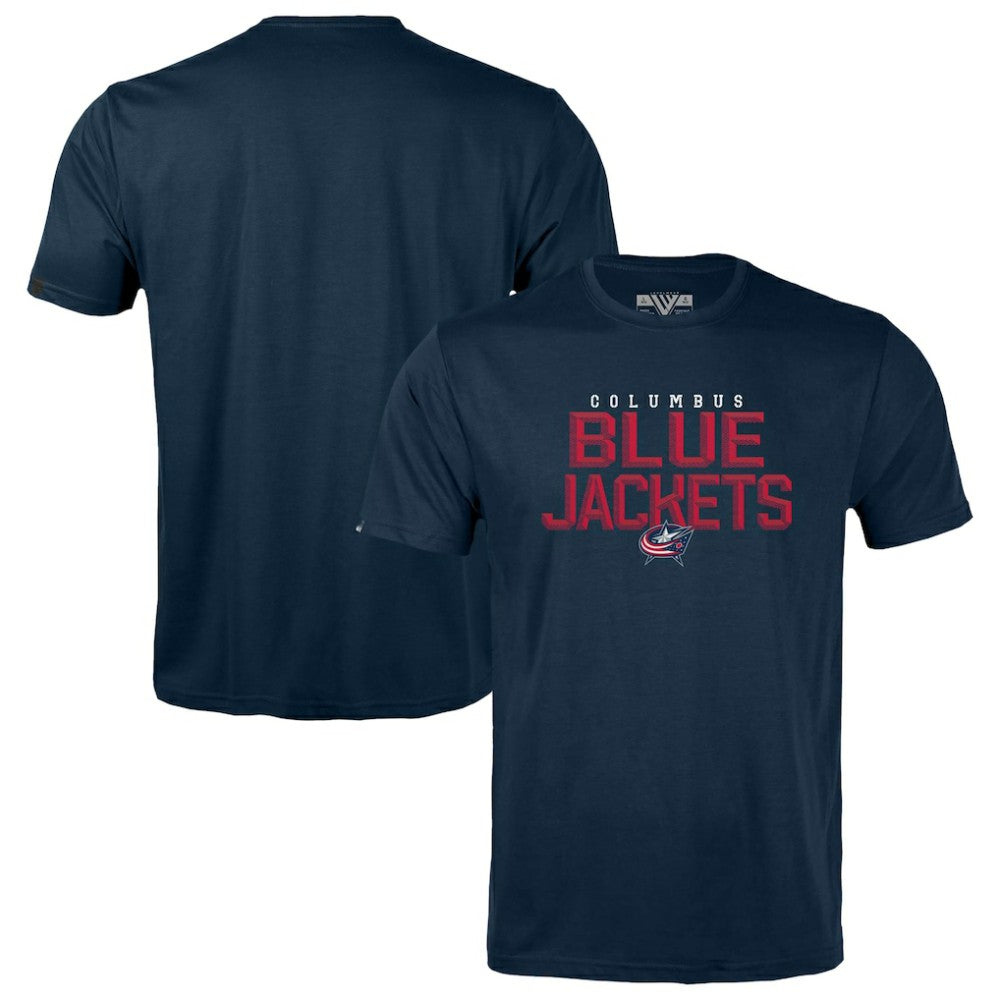 Columbus Blue Jackets Levelwear Youth Little Richmond Carve T-Shirt - Navy - NHL