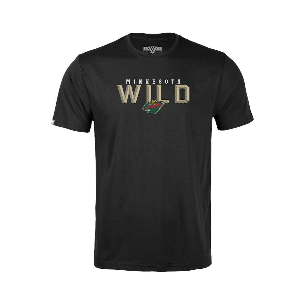 Minnesota Wild Levelwear Youth Little Richmond Carve T-Shirt - Black - NHL