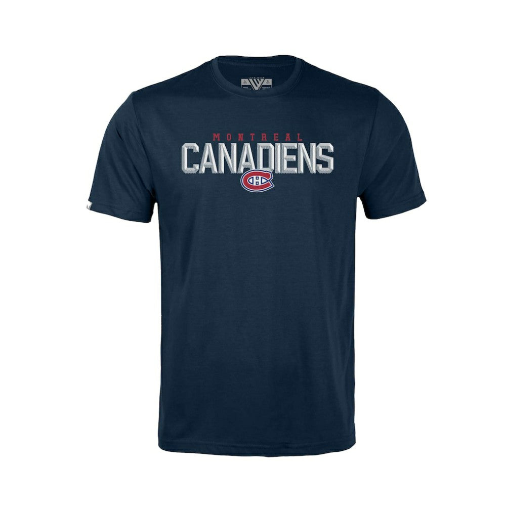 Montreal Canadiens Levelwear Youth Little Richmond Carve T-Shirt - Navy - NHL
