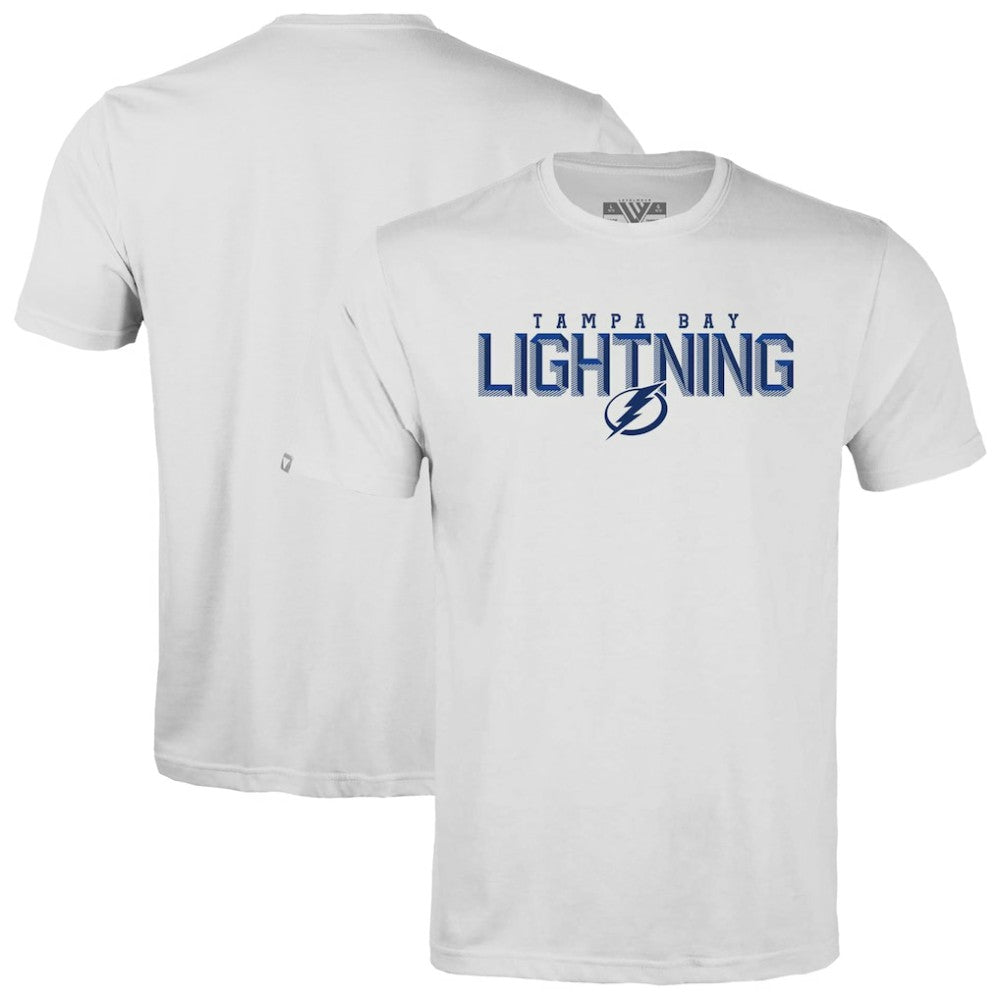 Tampa Bay Lightning Levelwear Youth Little Richmond Carve T-Shirt - White - NHL