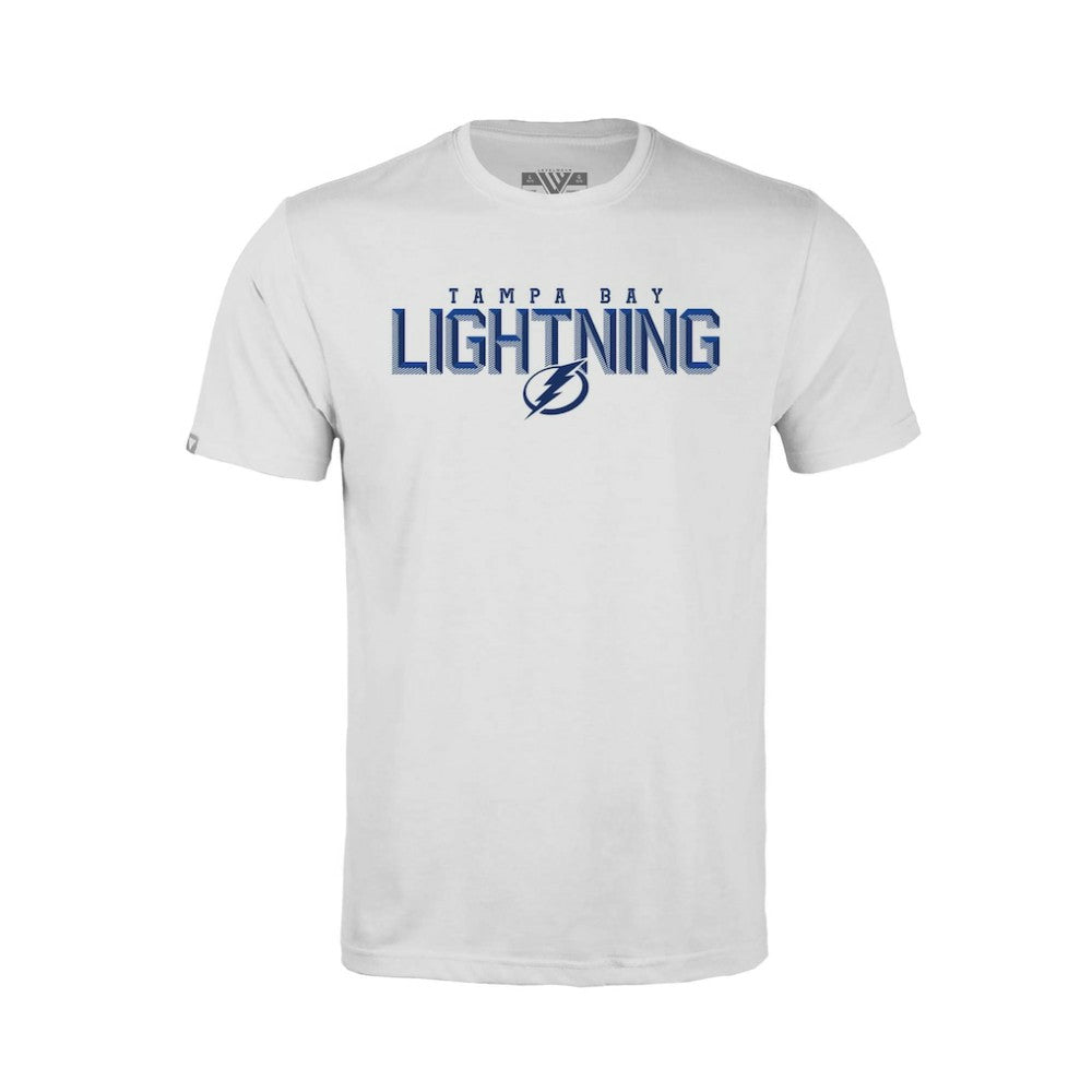 Tampa Bay Lightning Levelwear Youth Little Richmond Carve T-Shirt - White - NHL