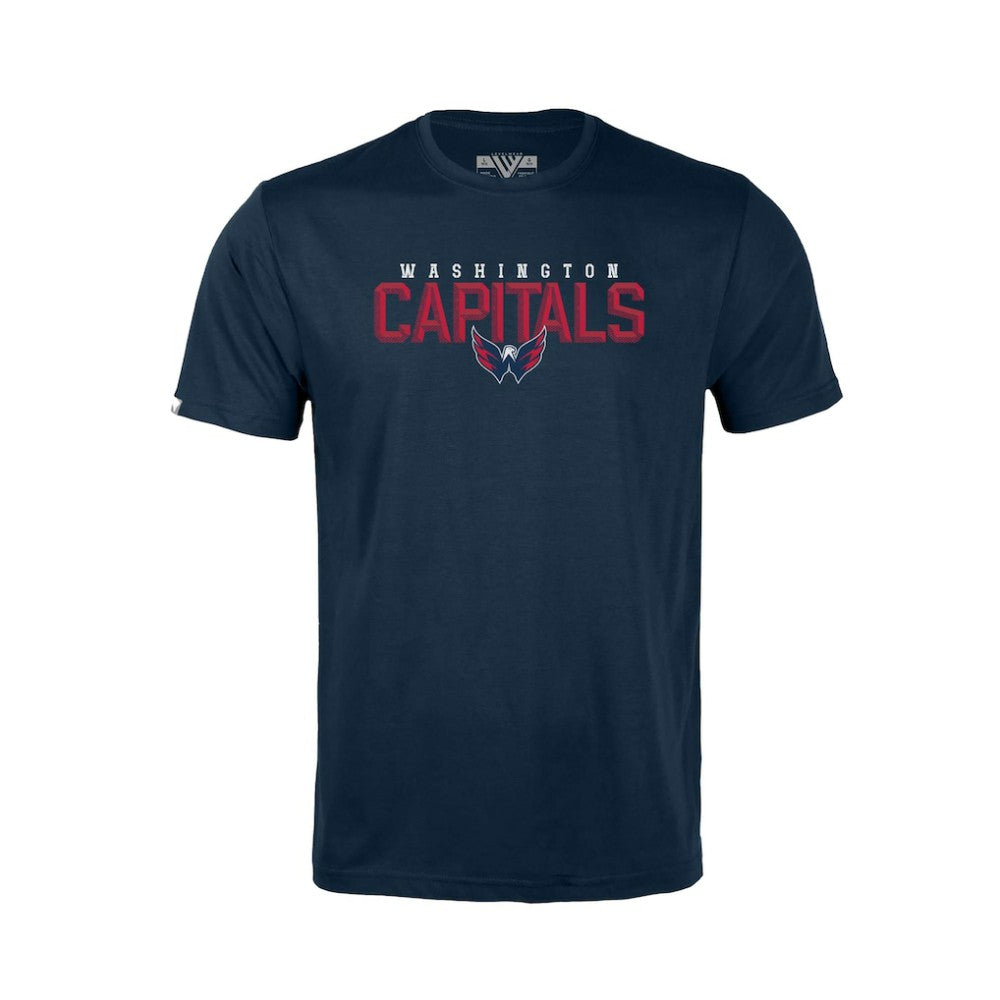 Washington Capitals Levelwear Youth Little Richmond Carve T-Shirt - Navy - NHL