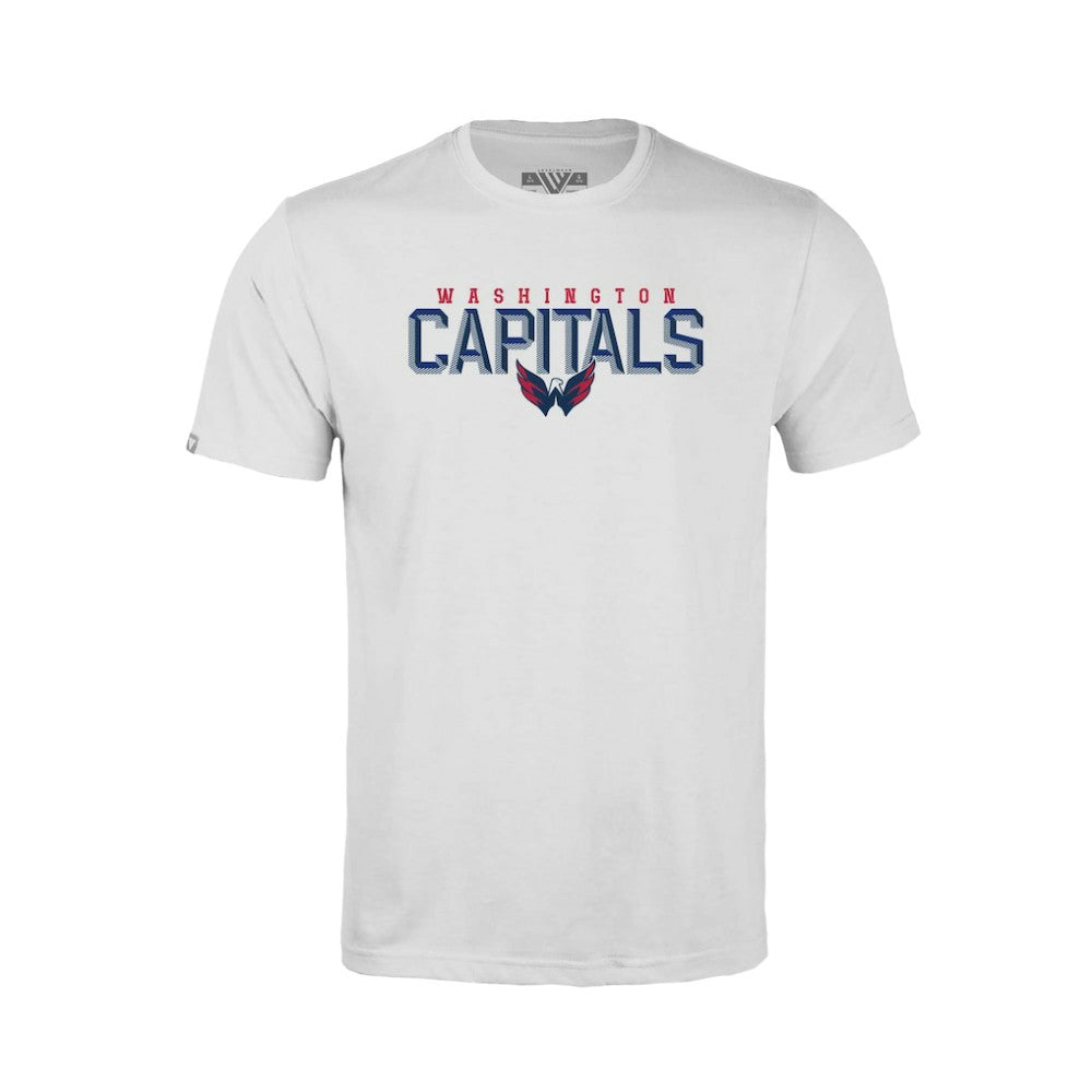 Washington Capitals Levelwear Youth Little Richmond Carve T-Shirt - White - NHL