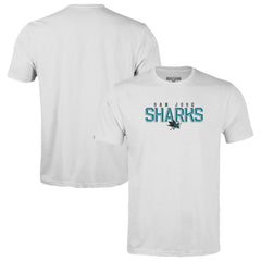 San Jose Sharks Levelwear Youth Little Richmond Carve T-Shirt - White - NHL