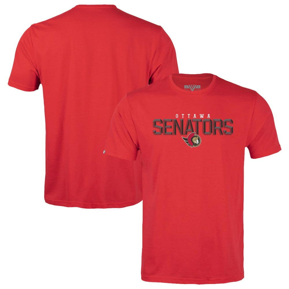 Ottawa Senators Levelwear Youth Little Richmond Carve T-Shirt - Red - NHL