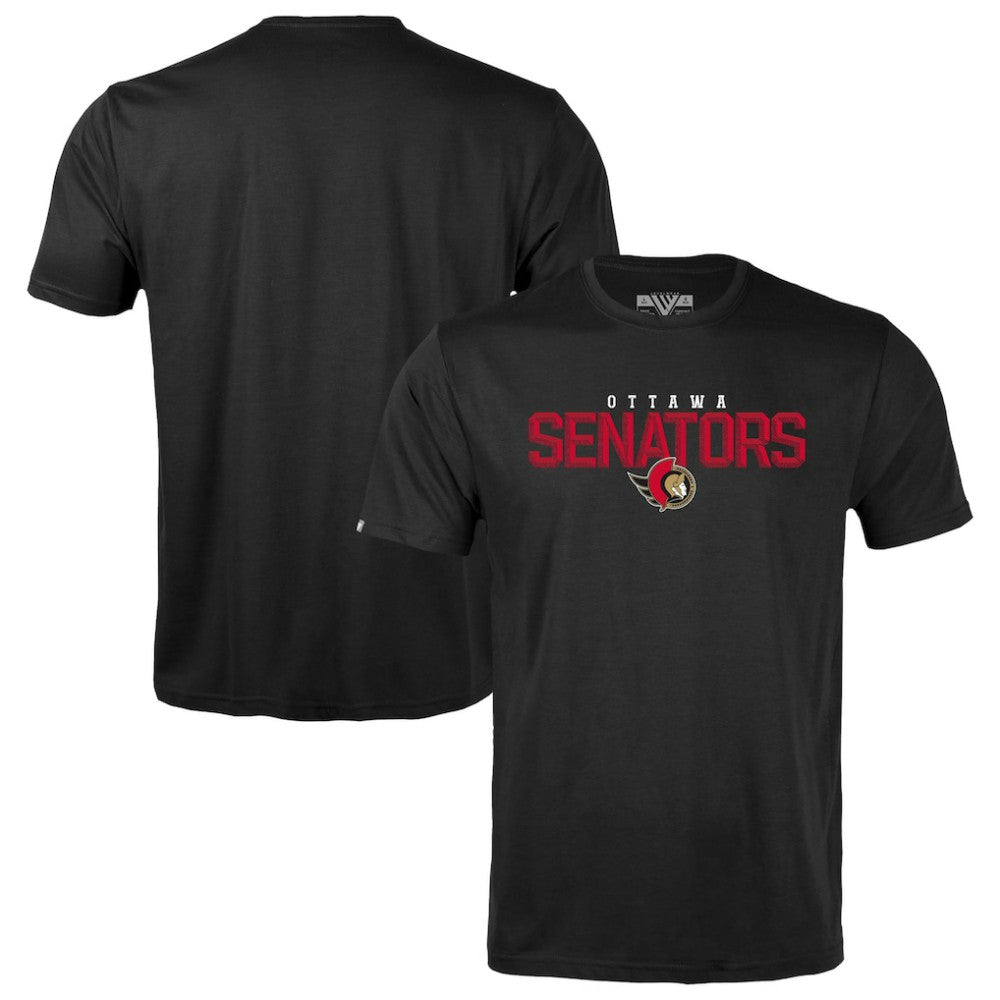 Ottawa Senators Levelwear Youth Little Richmond Carve T-Shirt - Black - NHL