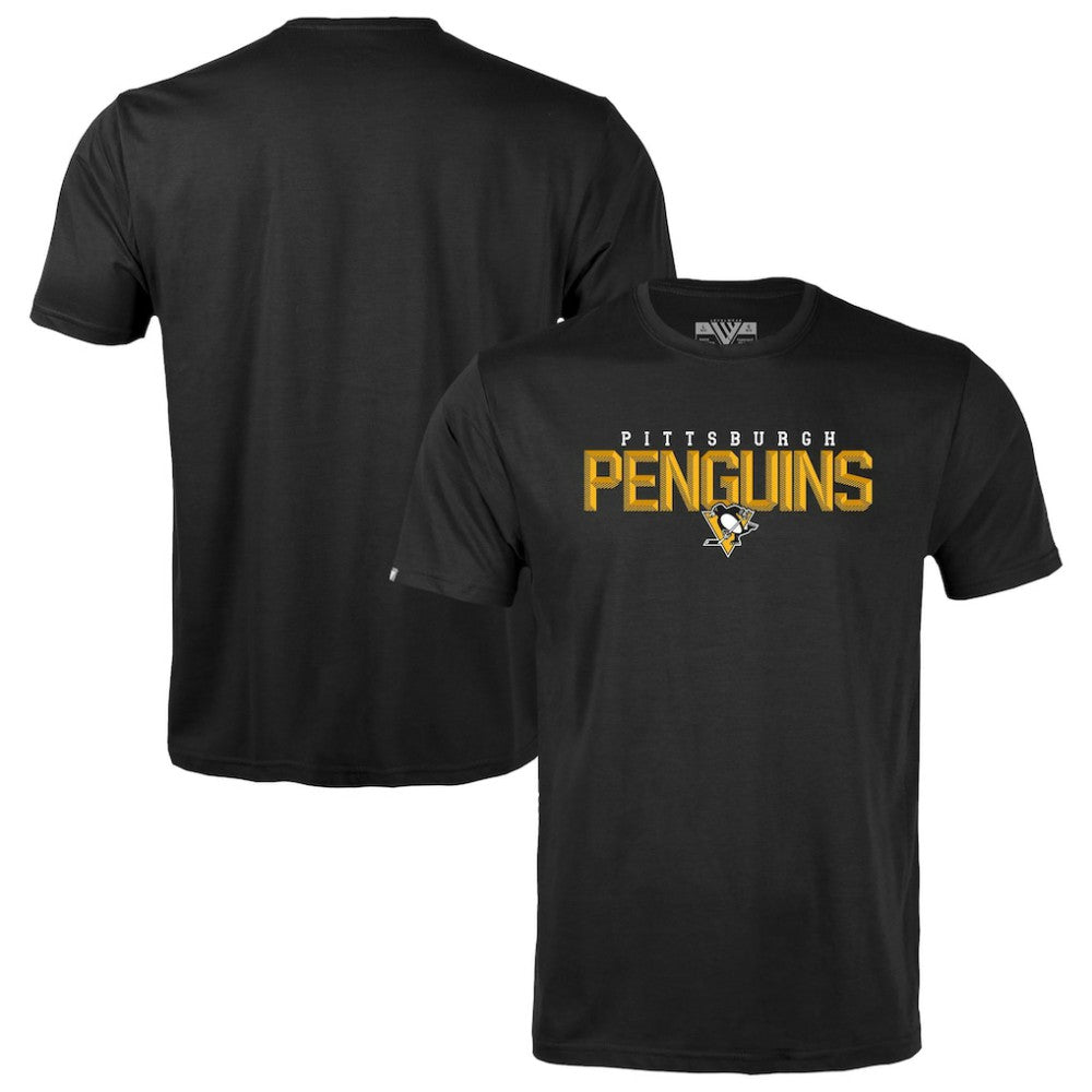 Pittsburgh Penguins Levelwear Youth Little Richmond Carve T-Shirt - Black - NHL