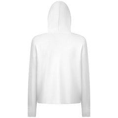 Seattle Kraken Levelwear Women's Sweet Banner Arch Tri-Blend Cropped Pullover Hoodie - White - NHL