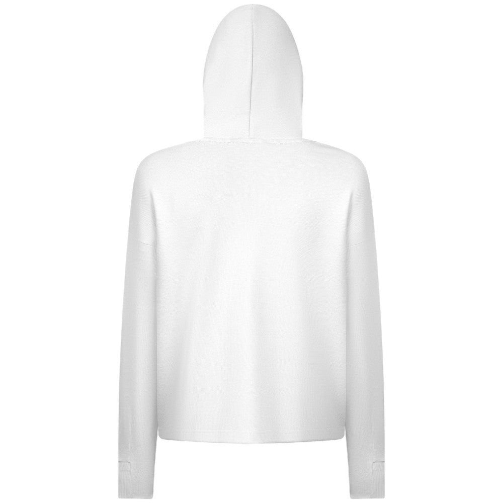 Vegas Golden Knights Levelwear Women's Sweet Banner Arch Tri-Blend Cropped Pullover Hoodie - White - NHL