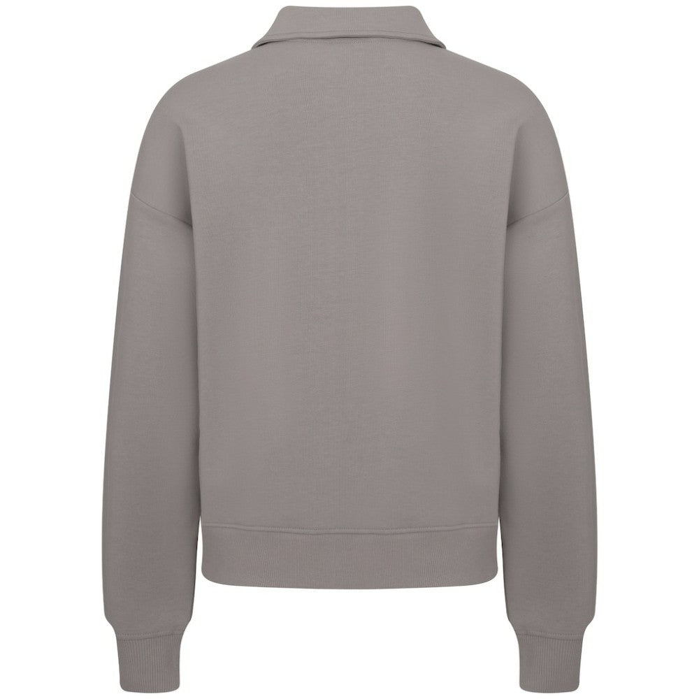 New York Islanders Levelwear Women's Canmore Quarter-Zip Pullover - Gray - NHL