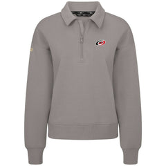 Carolina Hurricanes Levelwear Women's Canmore Quarter-Zip Pullover - Gray - NHL