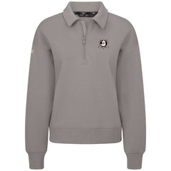 Anaheim Ducks Levelwear Women's Canmore Quarter-Zip Pullover - Gray - NHL