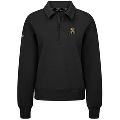 Vegas Golden Knights Levelwear Women's Canmore Quarter-Zip Pullover - Black - NHL