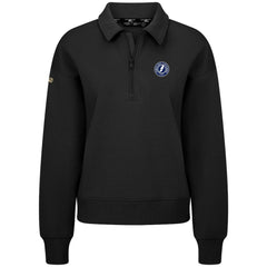Tampa Bay Lightning Levelwear Women's Canmore Quarter-Zip Pullover - Black - NHL