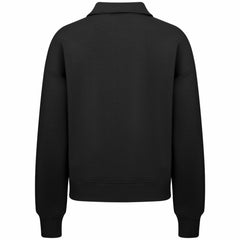 Edmonton Oilers Levelwear Women's Canmore Quarter-Zip Pullover - Black - NHL