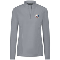 New York Islanders Levelwear Women's Upright Quarter-Zip Pullover - Gray - NHL