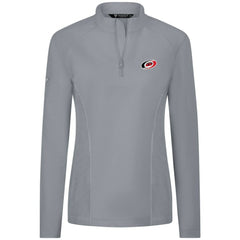 Carolina Hurricanes Levelwear Women's Upright Quarter-Zip Pullover - Gray - NHL