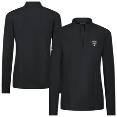 Florida Panthers Levelwear Women's Upright Quarter-Zip Pullover - Black - NHL