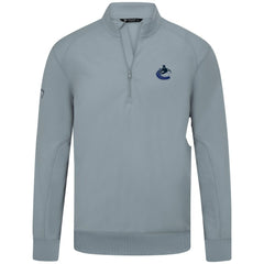 Vancouver Canucks Levelwear Upright Tri-Blend Quarter-Zip Pullover - Gray - NHL