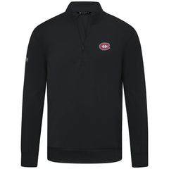 Montreal Canadiens Levelwear Upright Tri-Blend Quarter-Zip Pullover - Black - NHL