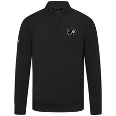 Philadelphia Flyers Levelwear Upright Tri-Blend Quarter-Zip Pullover - Black - NHL