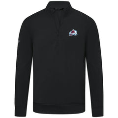 Colorado Avalanche Levelwear Upright Tri-Blend Quarter-Zip Pullover - Black - NHL