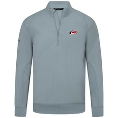 Carolina Hurricanes Levelwear Upright Tri-Blend Quarter-Zip Pullover - Gray - NHL