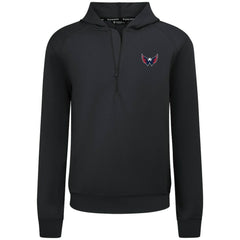 Washington Capitals Levelwear Technic Quarter-Zip Pullover Hoodie - Black - NHL