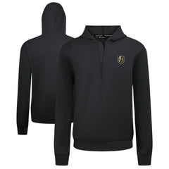 Vegas Golden Knights Levelwear Technic Quarter-Zip Pullover Hoodie - Black - NHL