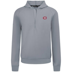 Montreal Canadiens Levelwear Technic Quarter-Zip Pullover Hoodie - Gray - NHL
