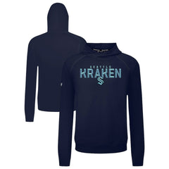 Seattle Kraken Levelwear Mandate Carve Tri-Blend Pullover Hoodie - Deep Sea Blue - NHL