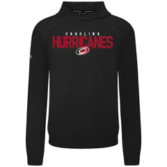 Carolina Hurricanes Levelwear Mandate Carve Tri-Blend Pullover Hoodie - Black - NHL