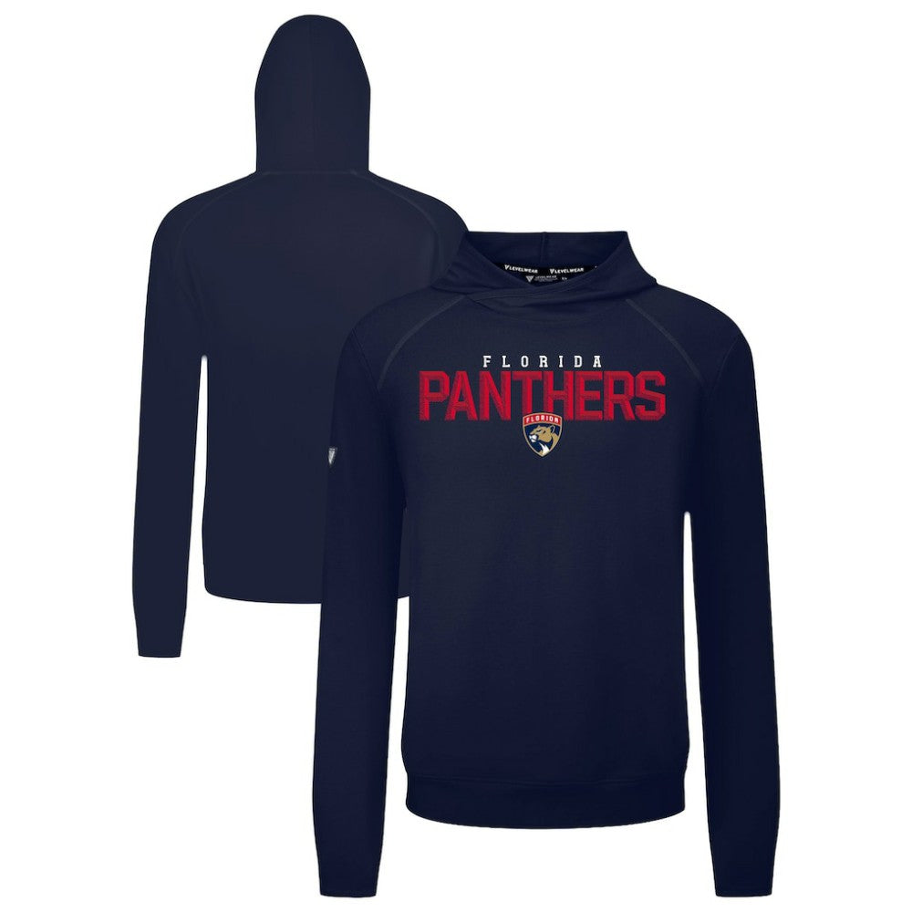 Florida Panthers Levelwear Mandate Carve Tri-Blend Pullover Hoodie - Navy - NHL
