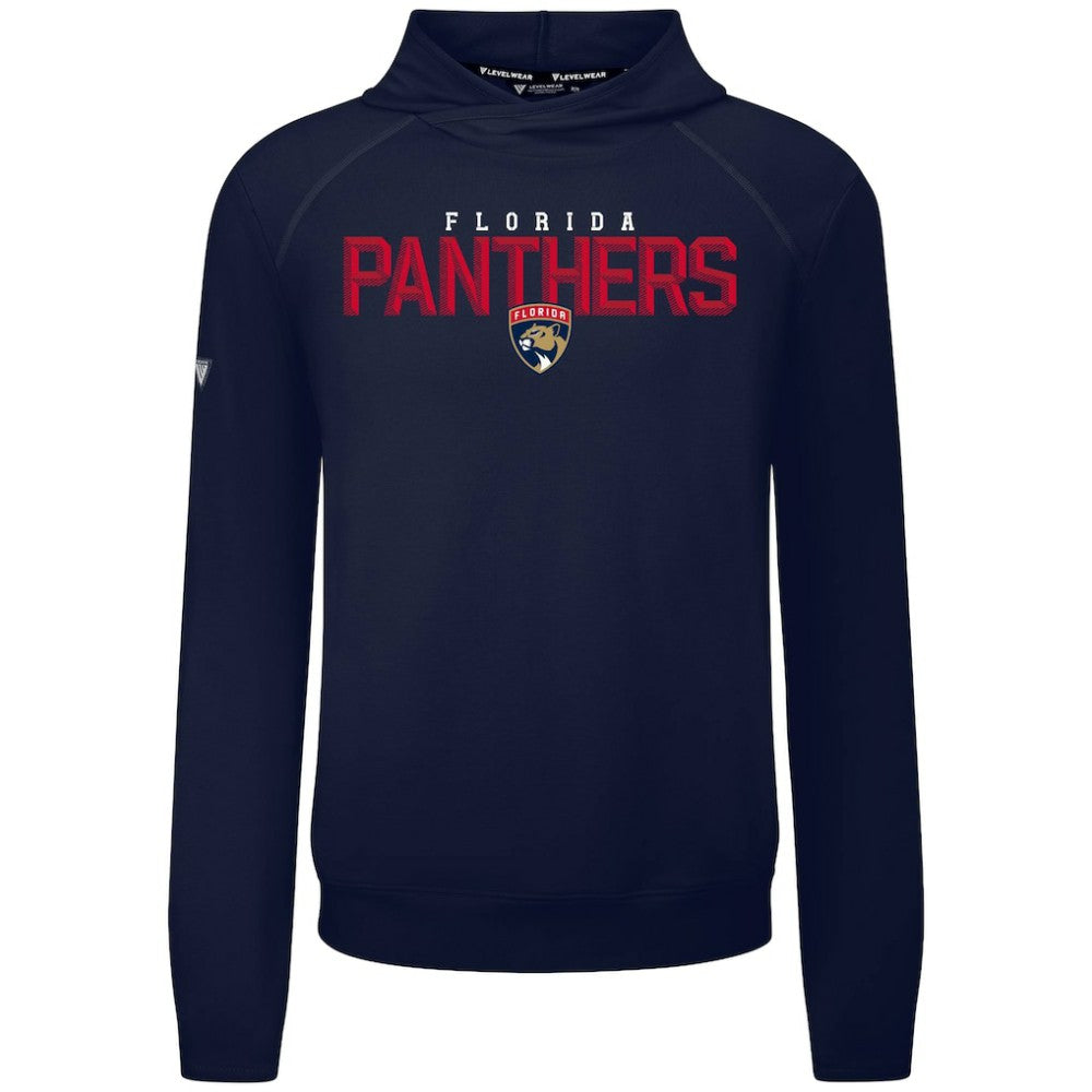 Florida Panthers Levelwear Mandate Carve Tri-Blend Pullover Hoodie - Navy - NHL