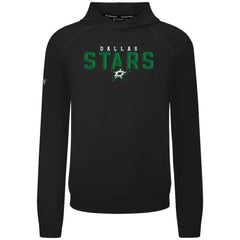 Dallas Stars Levelwear Mandate Carve Tri-Blend Pullover Hoodie - Black - NHL