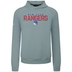 New York Rangers Levelwear Mandate Carve Tri-Blend Pullover Hoodie - Gray - NHL