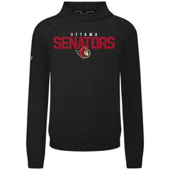 Ottawa Senators Levelwear Mandate Carve Tri-Blend Pullover Hoodie - Black - NHL