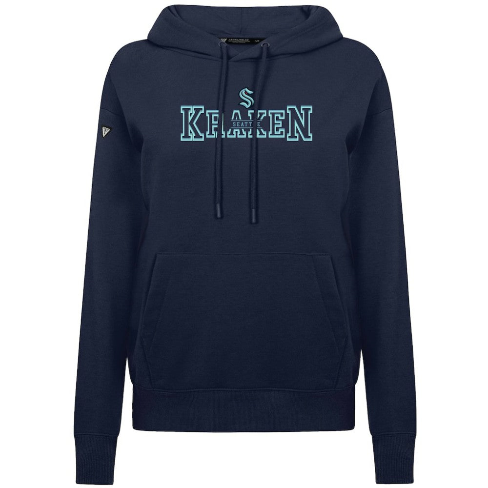Seattle Kraken Levelwear Women's Adorn Journey Pullover Hoodie - Navy - NHL