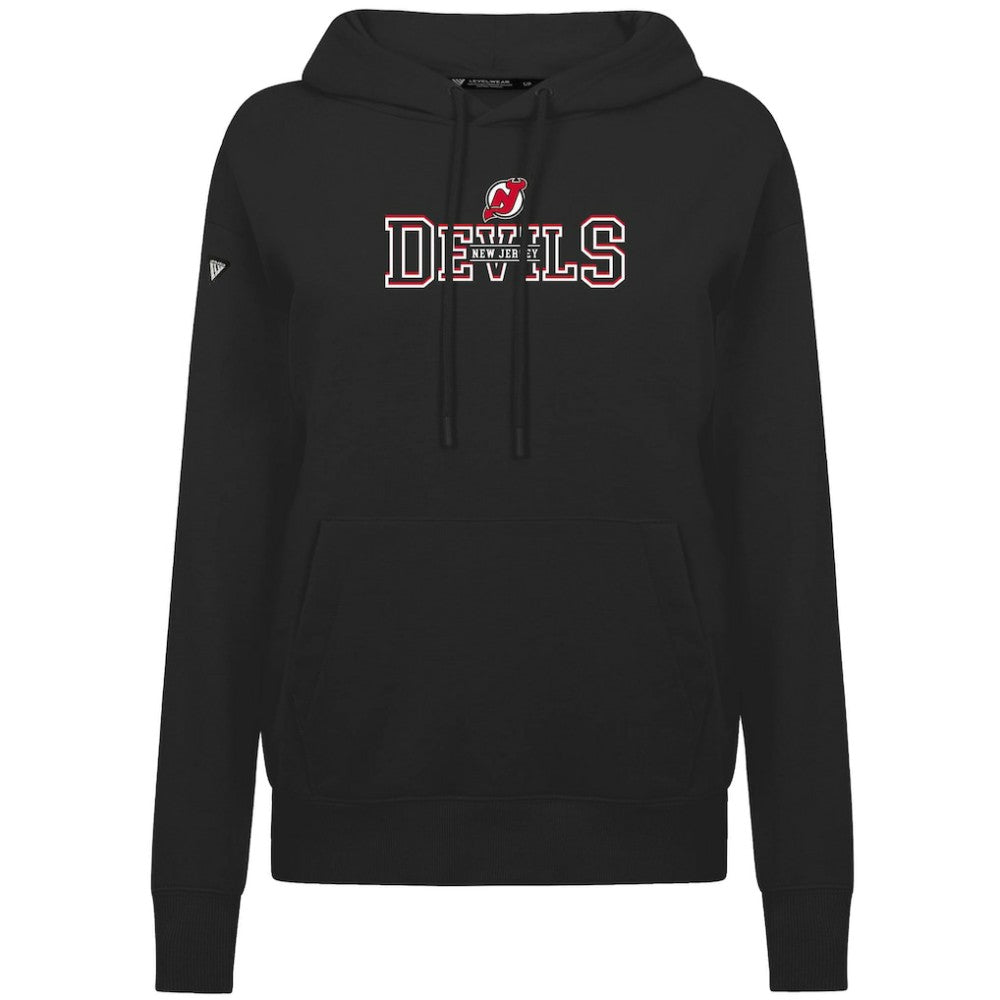 New Jersey Devils Levelwear Women's Adorn Journey Pullover Hoodie - Black - NHL
