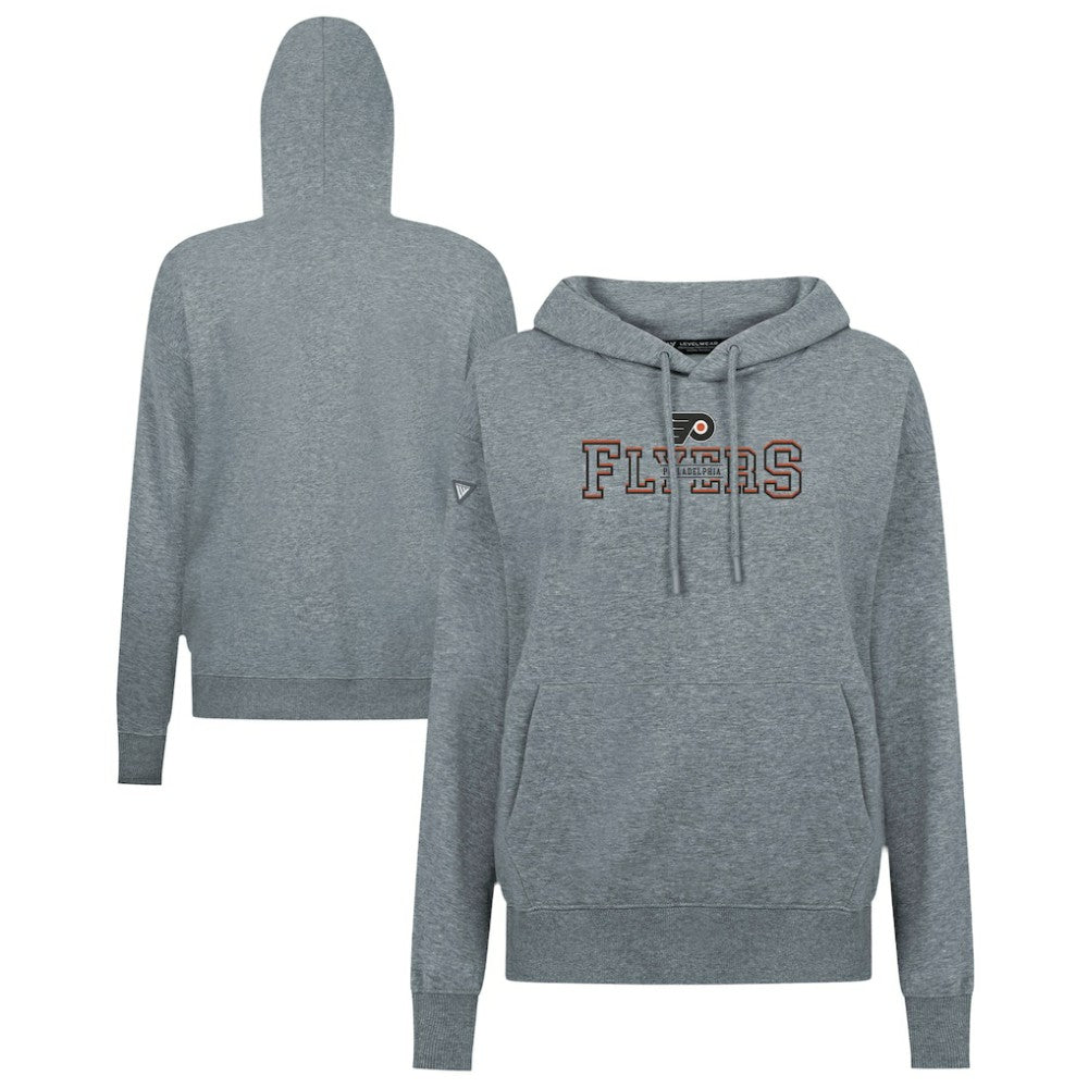 Philadelphia Flyers Levelwear Women's Adorn Journey Pullover Hoodie - Gray - NHL