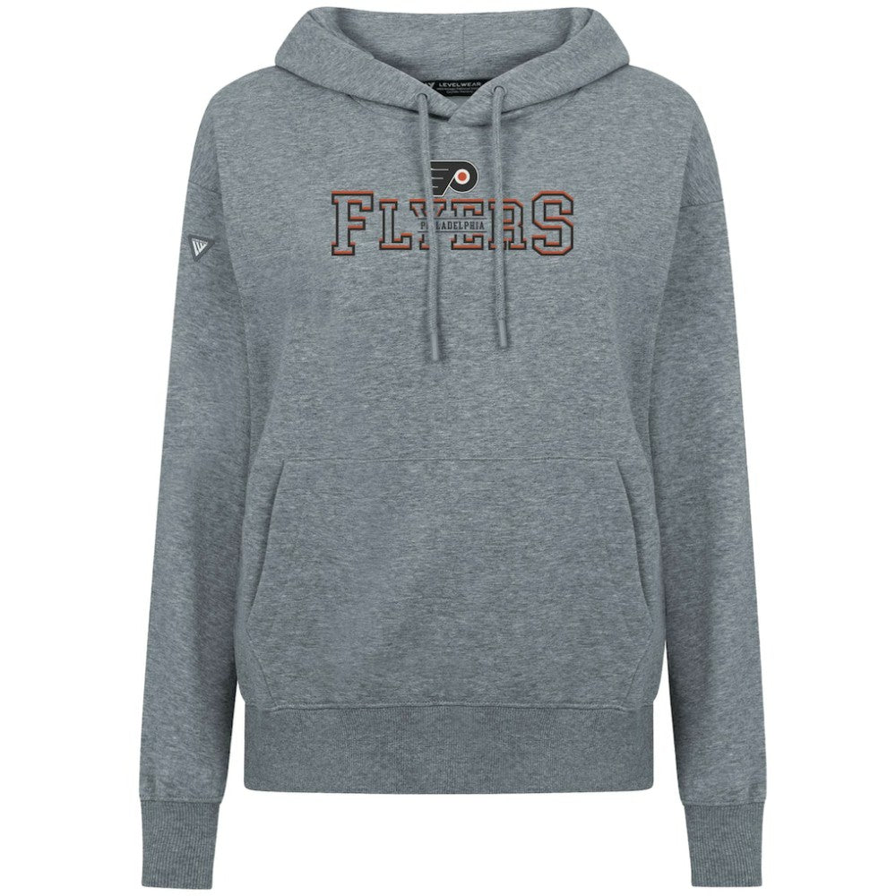 Philadelphia Flyers Levelwear Women's Adorn Journey Pullover Hoodie - Gray - NHL
